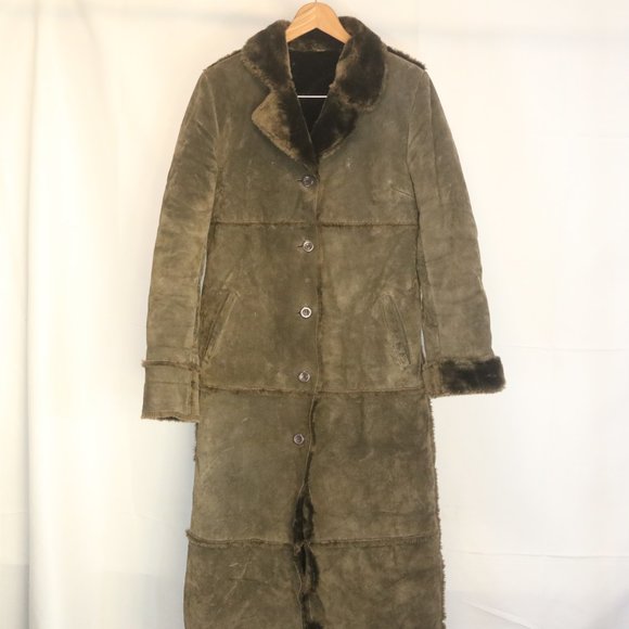 Brandon Thomas Jackets & Blazers - Brandon Thomas Women's S  Suede Leather Coat Long
